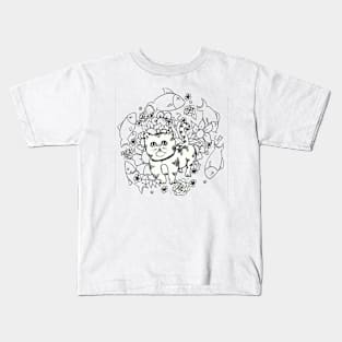 Cat Mandala Kids T-Shirt